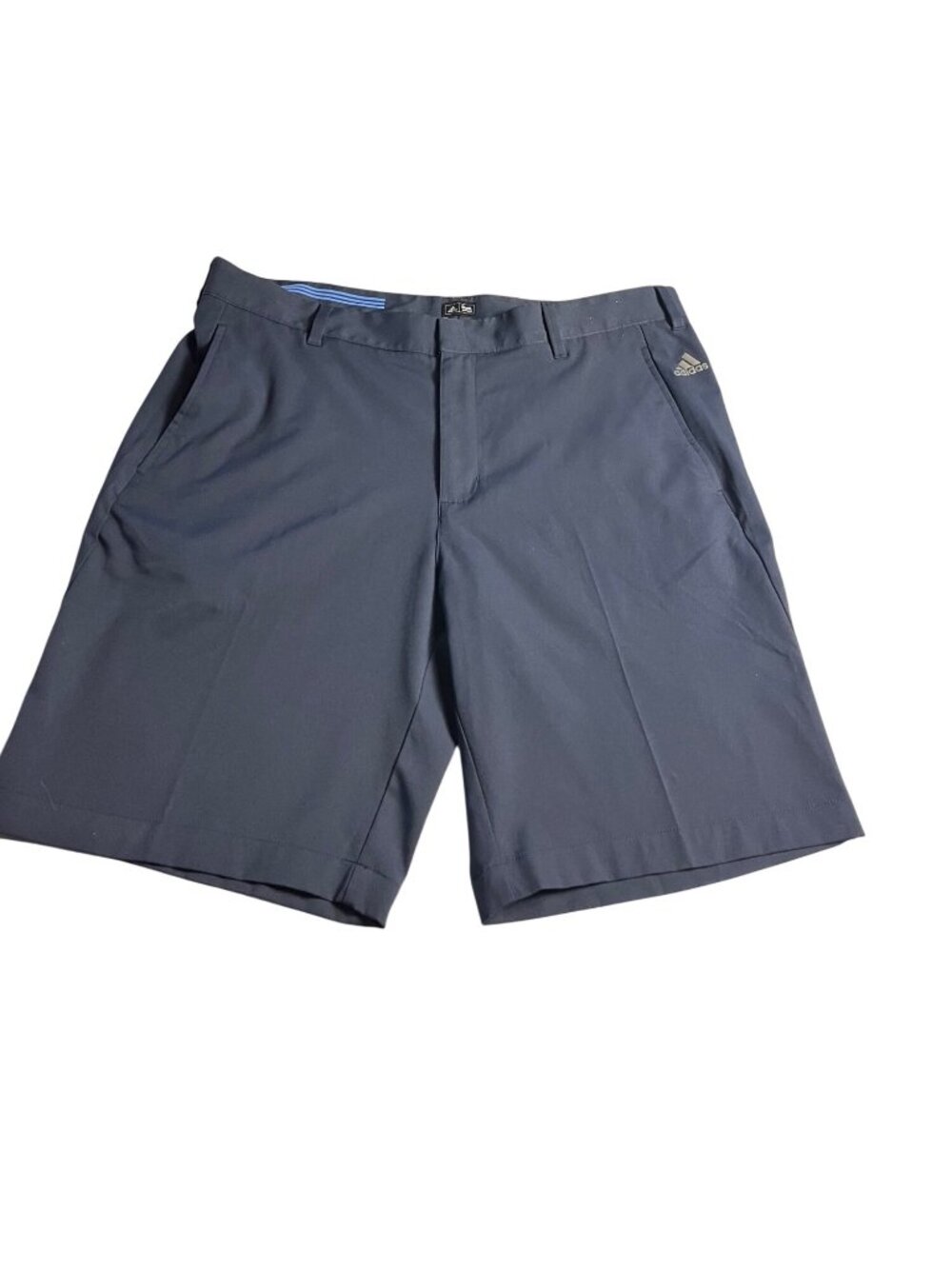 Adidas Mens Navy Golf Shorts Size 36 Lightweight Polyester Blend Comfortable Fit